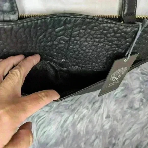 NWT Vince Camuto Livy Tote w/ Duster Soft Genuine Leather gorgeous gold accents - Picture 10 of 10